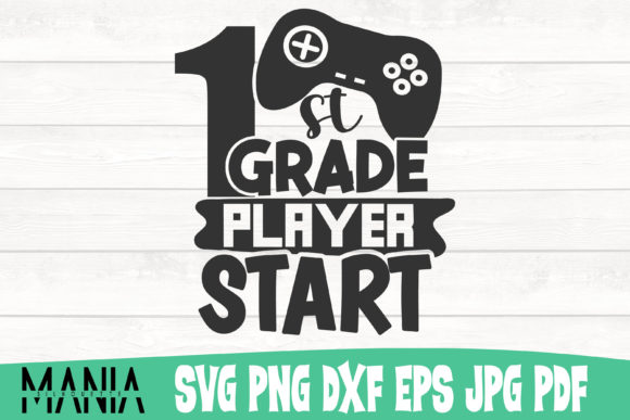 First Grade Player Start Svg Cut File Graphics and Graphic Templates Review