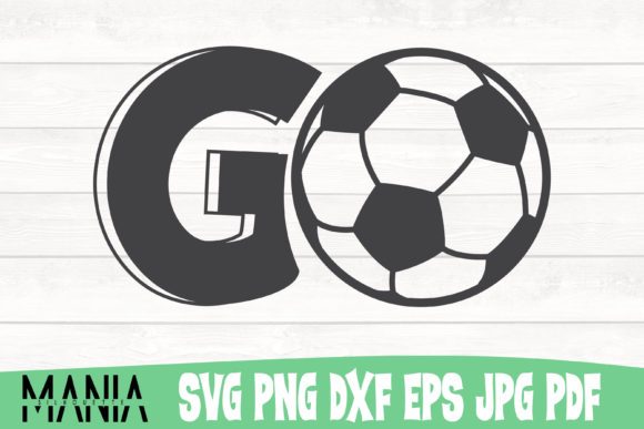 Go Soccer Svg Cut File Design: A Versatile Graphic Template for Content Creators