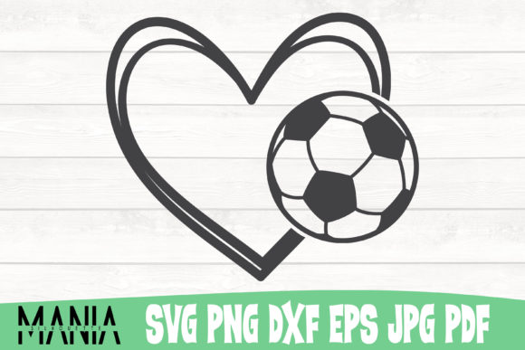 Heart Soccer Graphic Templates: A Versatile SVG Design for Modern Branding