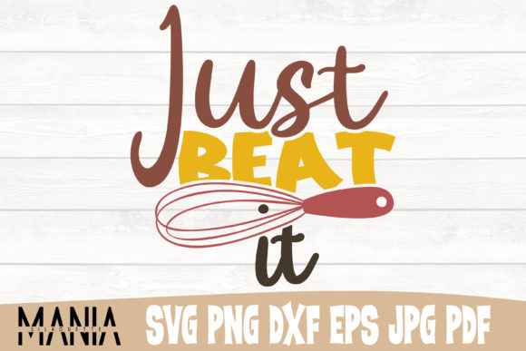 Just Beat It Apron Svg Cut File Design Graphics