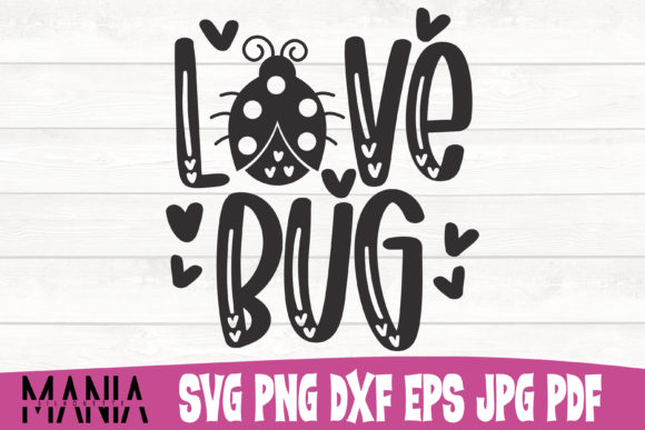 Love Bug Svg Cut File Design for Graphics and Graphic Templates