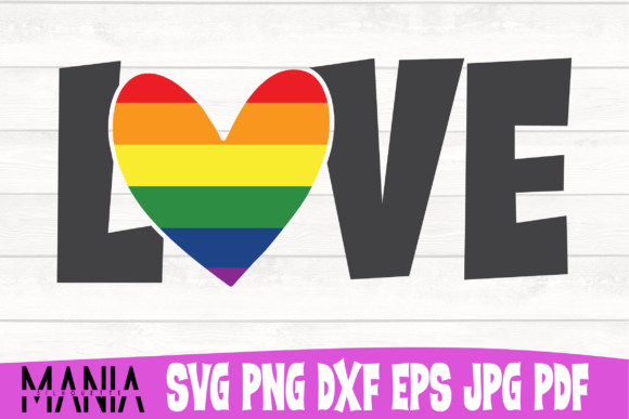 Love Heart Pride Svg Cut File Design Graphics and Graphic Templates