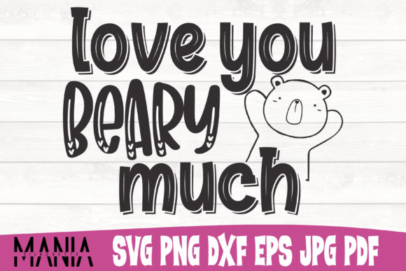 Love You Beary Much Svg Cut File Review