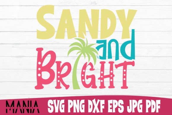 Sandy and Bright Svg Graphics for Creative Templates