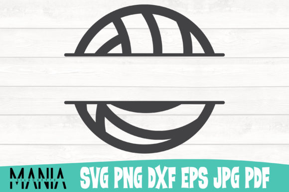 Volleyball Monogram SVG Design for Modern Branding and Marketing